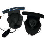 waterproof helmet headset double sided