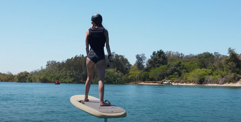 woman in wetsuit