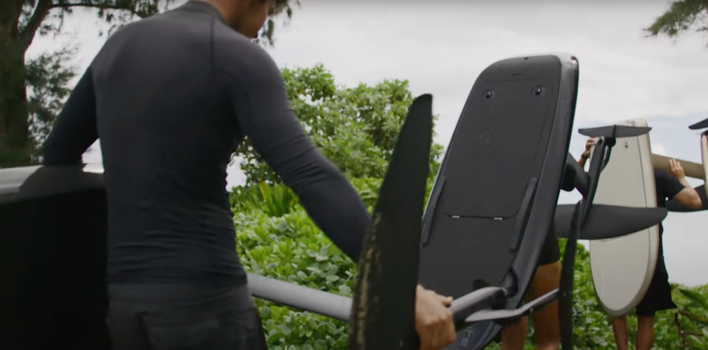 man holding fliteboard