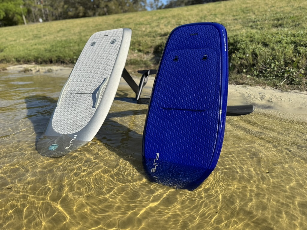 Used Fliteboard demo eFoils in shallow water Panama City Beach Florida