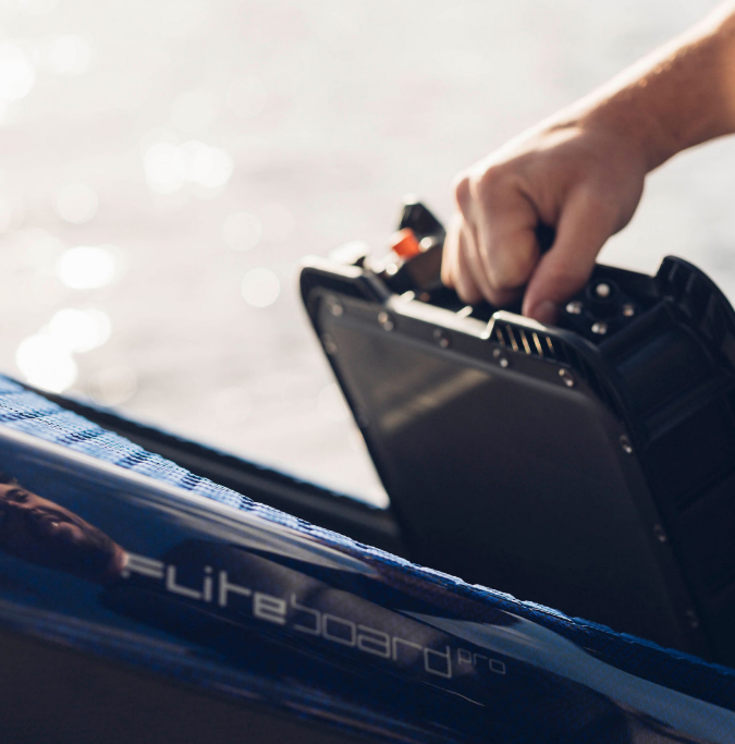 Battery details - Fliteboard 2026 lineup - Emerald Wake