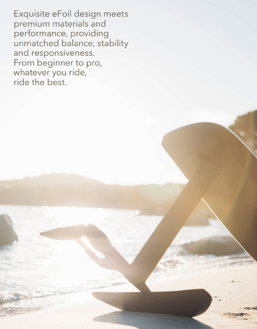 Efoil Designs - Fliteboard 2026 lineup - Emerald Wake